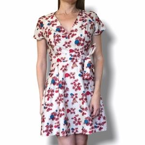 Faux Wrap Mini Dress, XS/S 70s
